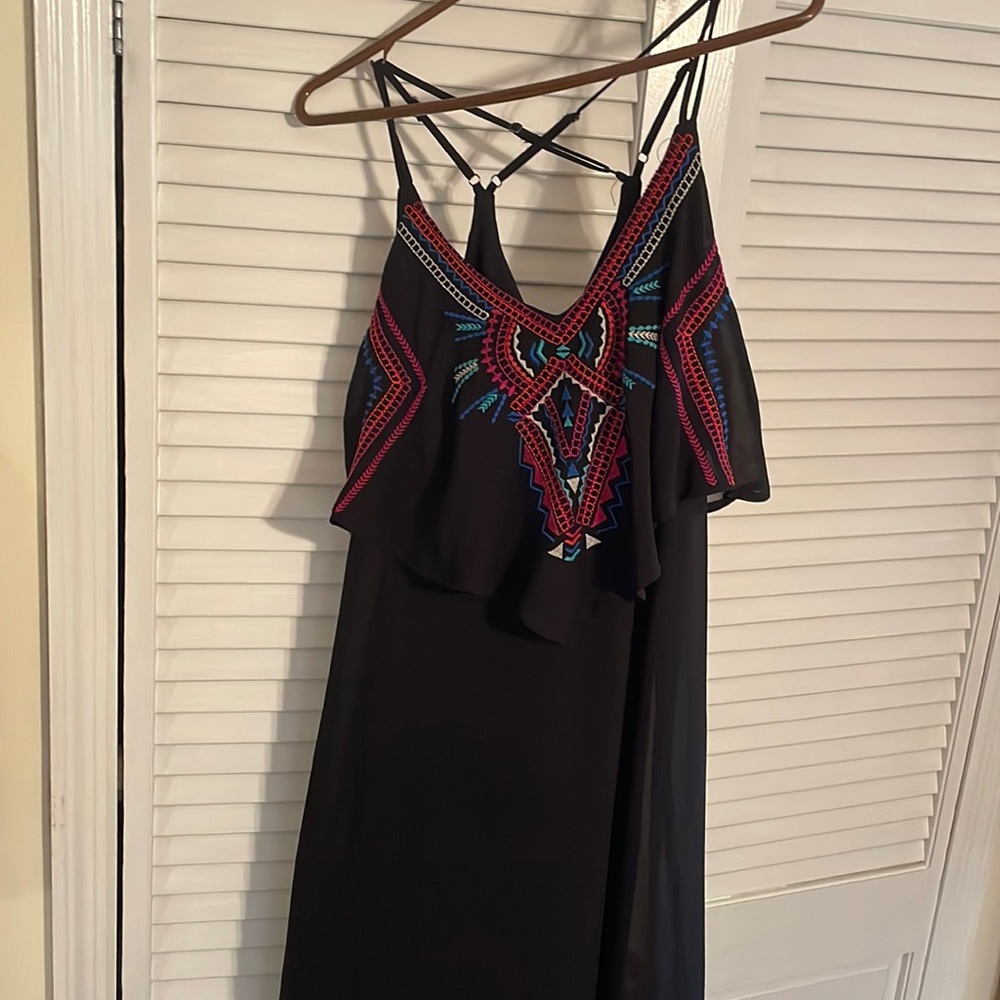 Black maxi dress xhilaration